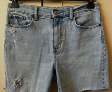 UNIQLO Distressed Denim Shorts 28inch