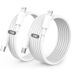 USB C to Lightning Cable 2Pack 1M +2M MFi Certified, Fast Charging USB C iPhone Charger Cable Lead for Apple iPhone 14 13 12 11 Pro Max X XR XS 8 Plus, for iPad- Type C to Lightning Cable