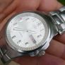 Men's GUESS Waterpro Silver Tone Classic Bracelet Watch, Date, C66079G (Fresh battery, works well) Image 9
