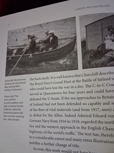 U- Boats Around Ireland/ The Story of The Royal Navy's Coast of Ireland Command 1st World War / Guy Warner/1st ed,., 1st impression/ 2018