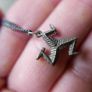 Vintage Sterling Silver 925 Pendant Necklace 3,9g length - 16" Image 4