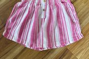 Girls pink and white stripe shorts age 8-9 excellent condition!