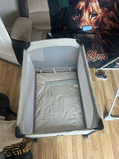 Joie Amigo Travel Cot Thunder