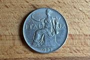 Italy 1 Lira - Vittorio Emanuele III (1923)