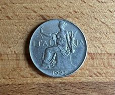 Italy 1 Lira - Vittorio Emanuele III (1923)