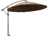 Hanging Parasol Taupe 3 m Aluminium Pole