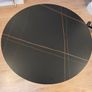 Malta ceramic round dining table Image 3