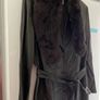 Brown Leather Coat Image 2