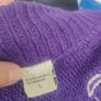 Vintage 80s purple embellished cardigan Image 6