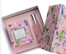 Peony Rose and Wild Apple Mint Wax Candle and Fragrance Set