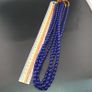 Vintage Cobalt Blue African Glass Beads Strands Image 10
