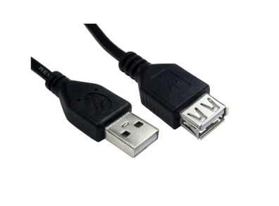 1m Extension USB cable (Male USB-A - Female USB-A)