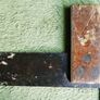 Vintage 6" Carpenters' Joiners' Try Set Square Wood & Steel with Brass Plated Stock Image 5