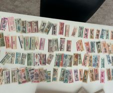 50 pcs Old Chinese Food Oil Tickets All Over The Country Daily Life Note Stamps for Collection Ancient Not Repeated Authentic