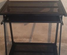 desk black metal