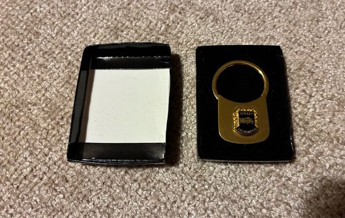 Vintage Jersey Goldsmiths keyring