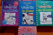 Diary of a wimpy kid . Hard backs.