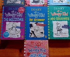 Diary of a wimpy kid . Hard backs.