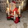 Vintage Christmas Santa Candelabra Image 3