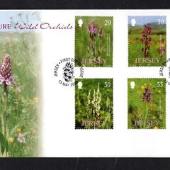 2003 Jersey Wild Orchids Commemorative Stamps First Day Cover (FDC)