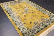 Chinois- Oriental Rug Runner Gold/Yellow 350cm x 70cm wide.