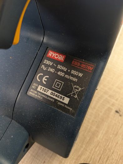 Ryobi belt sander
