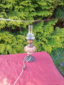 Electric table lamp postage possible