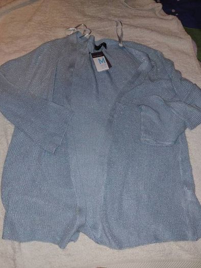 Long Blue Cardigan