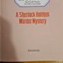 A Study In Scarlet. A Sherlock Holmes Murder Mystery. Based On The Famous Story By Sir Arthur Conan Doyle. Large Volume Hardback In Very Good Condition. S Image 3