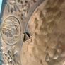 Large Vintage Repousse Metal Charger Image 8