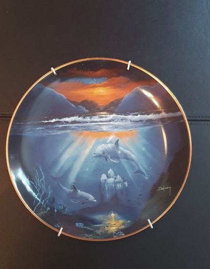 Franklin Mint Limited Edition Fine Porcelain Decorative Plate