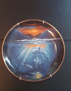 Franklin Mint Limited Edition Fine Porcelain Decorative Plate