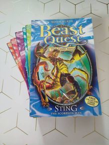 Beast Quest by Adam Blade book 13 to 18 Series 3 - The Dark Realm