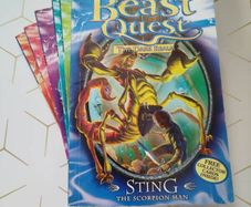 Beast Quest by Adam Blade book 13 to 18 Series 3 - The Dark Realm