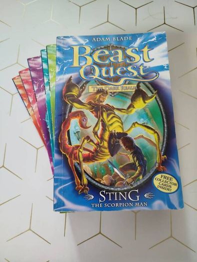 Beast Quest by Adam Blade book 13 to 18 Series 3 - The Dark Realm