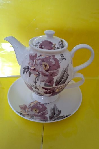 Laura Ashley Bone China (Teapot Cup & Saucer)
