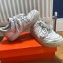 white Nike airforce trainers Image 4