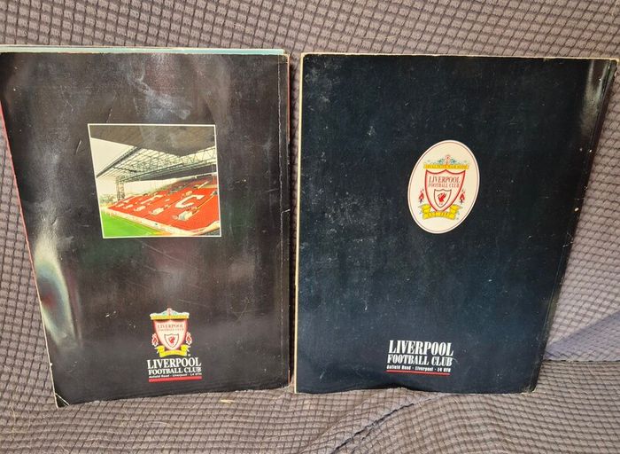 Complete Vintage Liverpool FC Yearbooks 1994/95 & 1996/97 - Mint Robbie Fowler & Patrik Berger Posters Intact