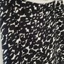 Max Mara Puro Lino Black White Linen Blend Skirt Image 2