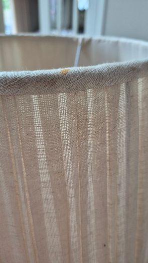 Hedgeroe Drum Pleated Linen Shade
