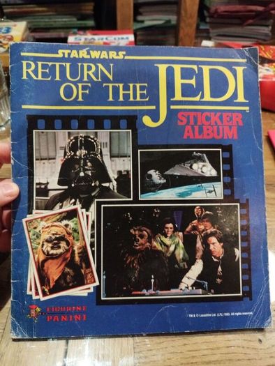Star Wars Return of the Jedi Panini 1983