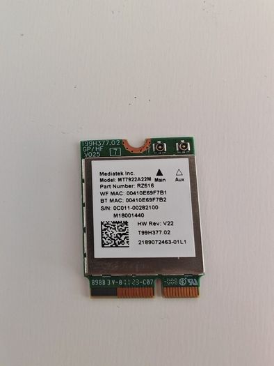 Mediatek WiFi Card
