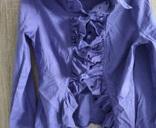Purple shirt size fits X's s