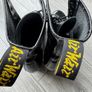 Rare Dr. Martens Darcie Black Patent Heeled Boots - UK 7 / EU 41 Image 3