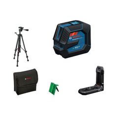 Bosch GLL 2-15 G Green Self-Levelling Cross-Line Laser with Tripod