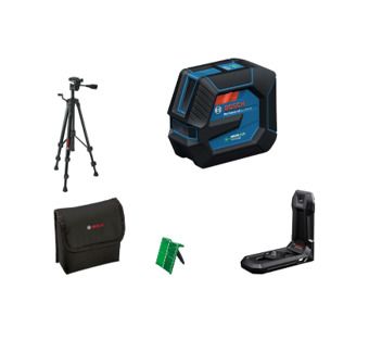 Bosch GLL 2-15 G Green Self-Levelling Cross-Line Laser with Tripod