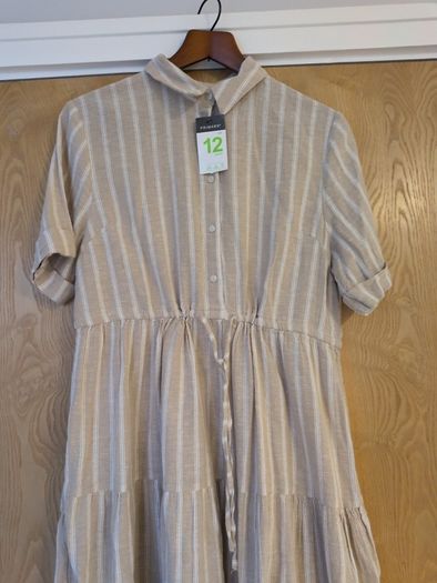 Primark Natural Dress. S. 12.  B.N.W.T.