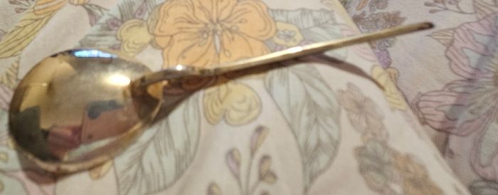 Vintage WR.SP Silver Plated Spoon Unusual Design Collectible