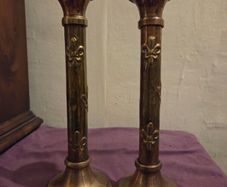 Antique Brass Candlesticks