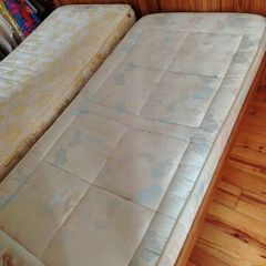 Two Single beds and mattresses